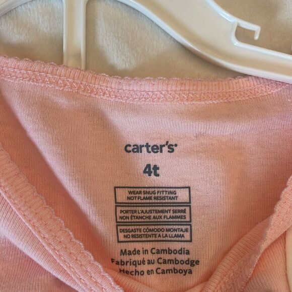 Carters Girls Pajama Set size 4T NWT - Picture 2 of 5